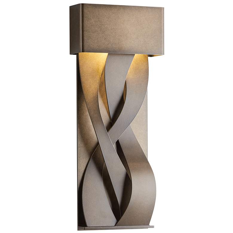 Image 1 Tress Small Dark Sky LED Outdoor Sconce - Bronze Finish