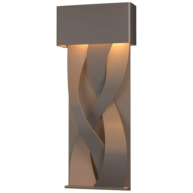 Image 1 Tress Small Dark Sky LED Outdoor Sconce - Smoke Finish