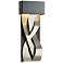 Tress Small LED Sconce - Black Finish - Sterling Accents