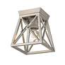 5_Trestle by Z-Lite Antique Silver 1 Light Flush Mount more views