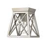 6_Trestle by Z-Lite Antique Silver 1 Light Flush Mount more views