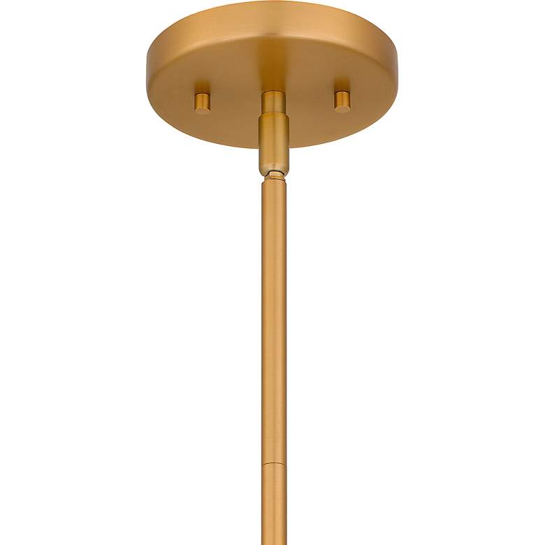 Image 6 Trette 1-Light Brushed Weathered Brass Pendant Light more views