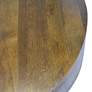 Treva 42" Wide Elm Wood Round Coffee Table