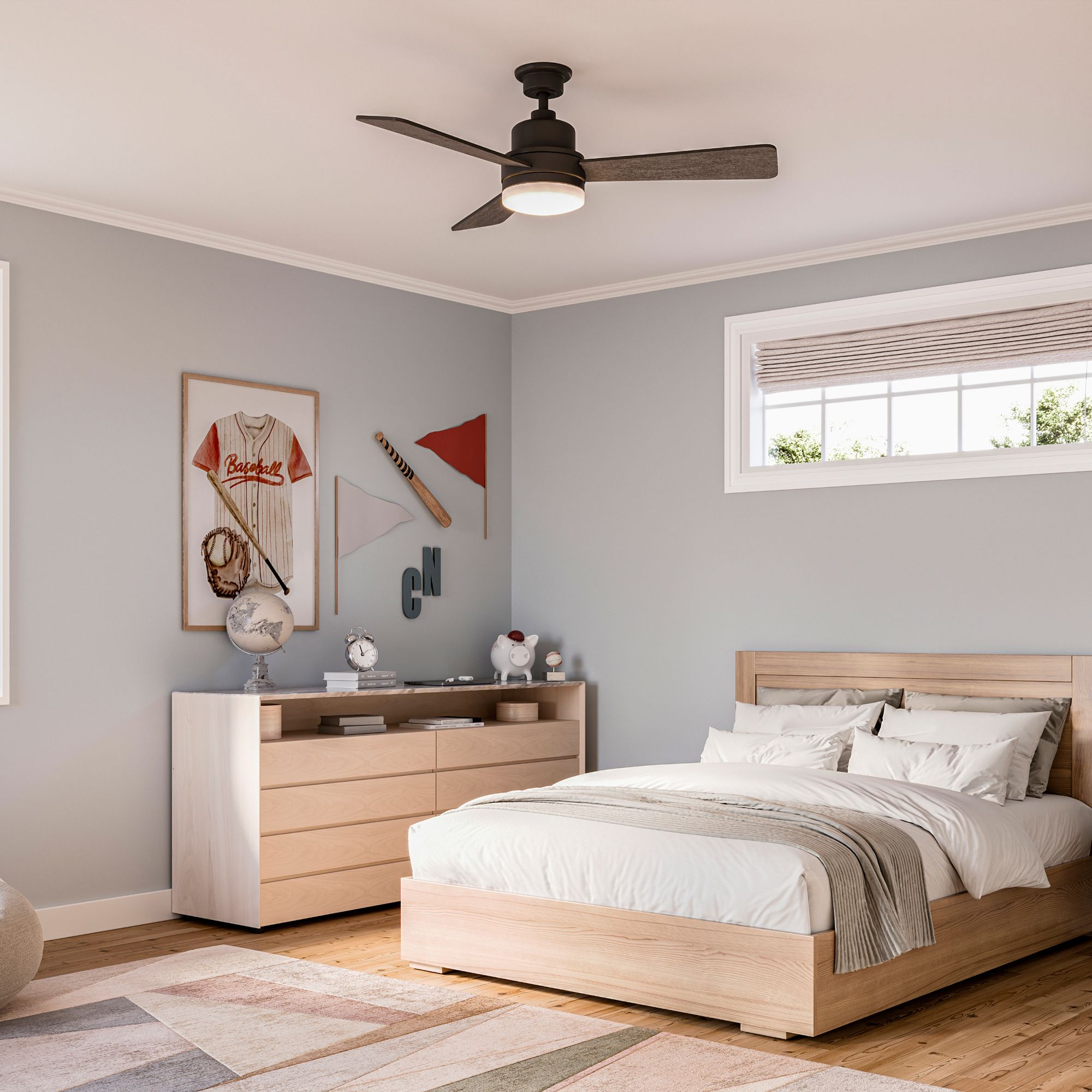Image 4 Trevina Collection LED 52" 3-Blade Fan more views