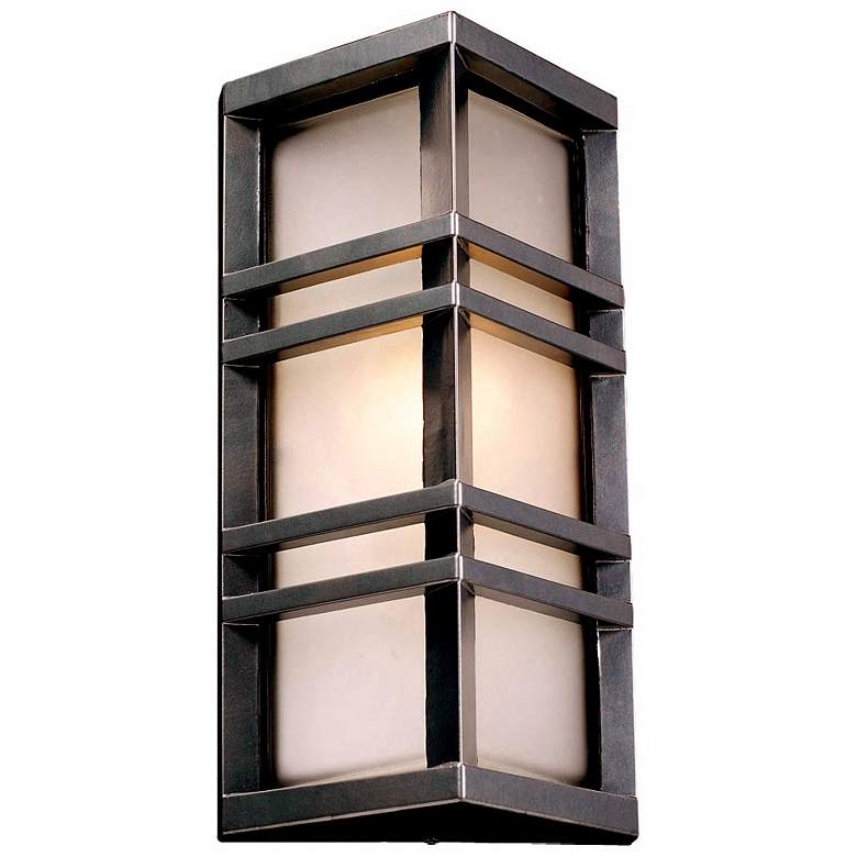 Image 1 Trevino 13 1/4 inch High Bronze Outdoor Wall Light