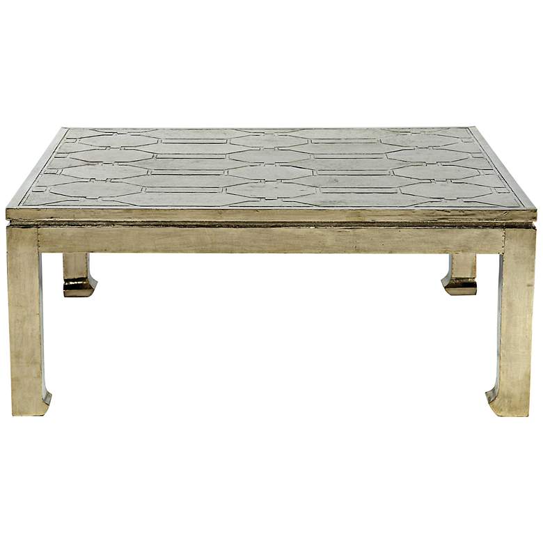 Image 1 Treviso German Silver Square Coffee Table