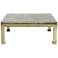 Treviso German Silver Square Coffee Table
