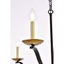 6_Trey 36" Pendant In Black And Brass more views