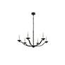 Trey 36" Pendant In Black