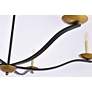 7_Trey 42" Pendant In Black And Brass more views