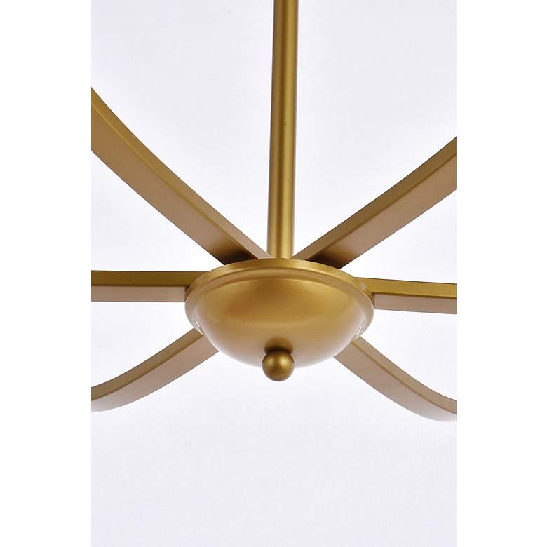 Image 5 Trey 42" Pendant In Brass more views