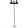 Trey Oil-Rubbed Bronze and Antique Brass 3-Light Floor Lamp