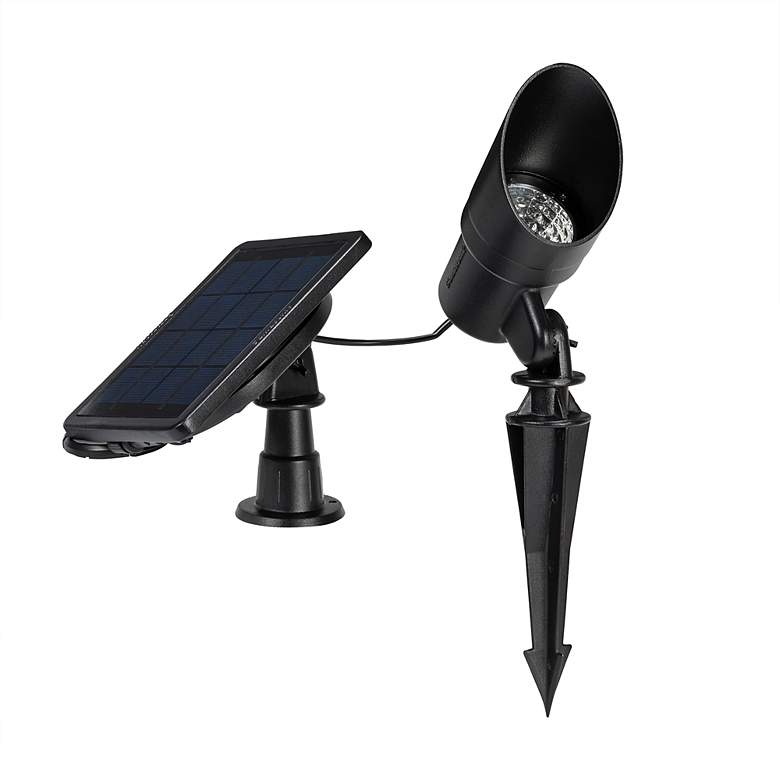 Tri Color Spotlight Tri-Color Progressive Solar Spotlight - #3782W | Lamps Plus