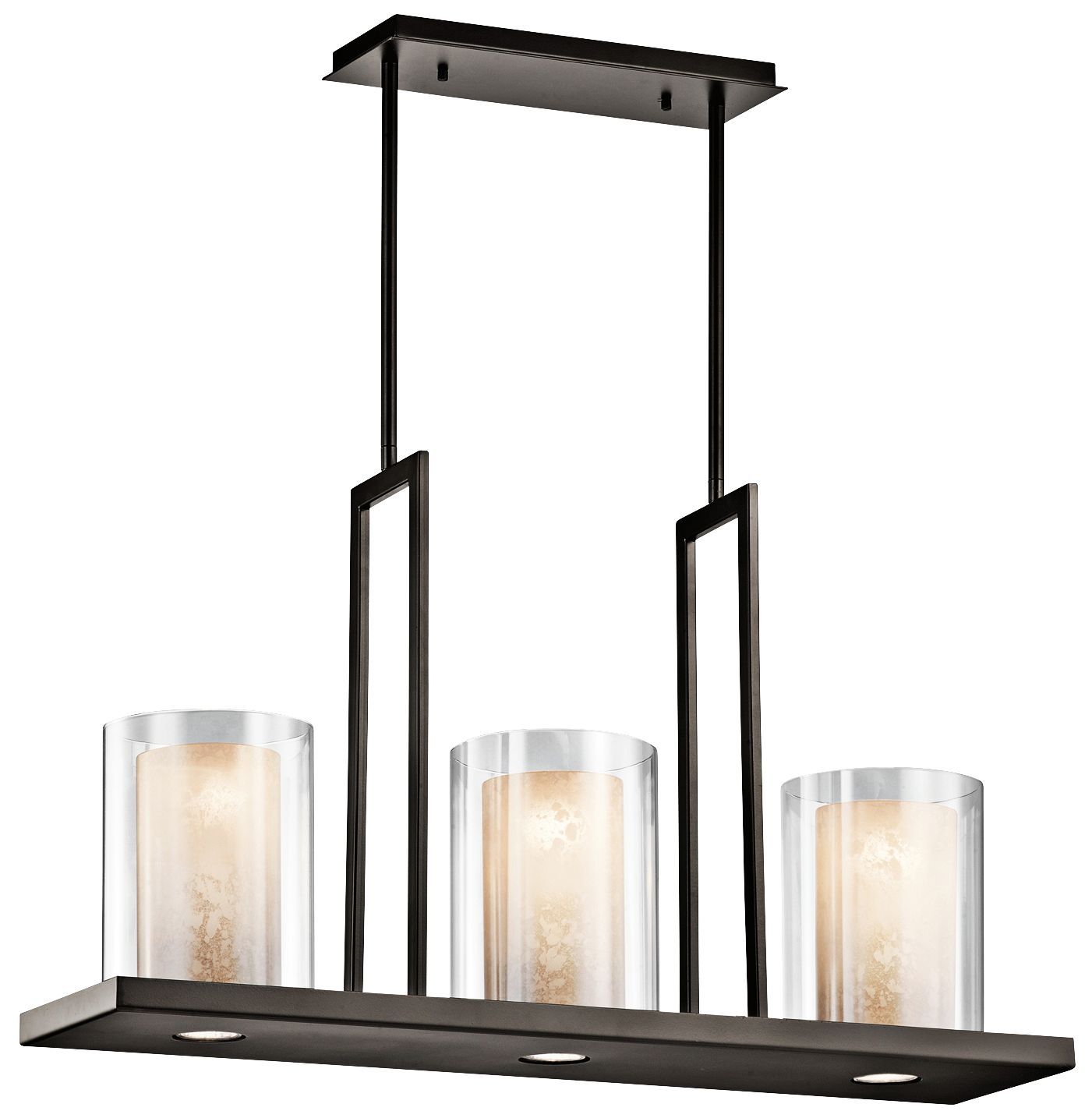 Triad 31 1/4" Wide Olde Bronze Kitchen Island Light Pendant