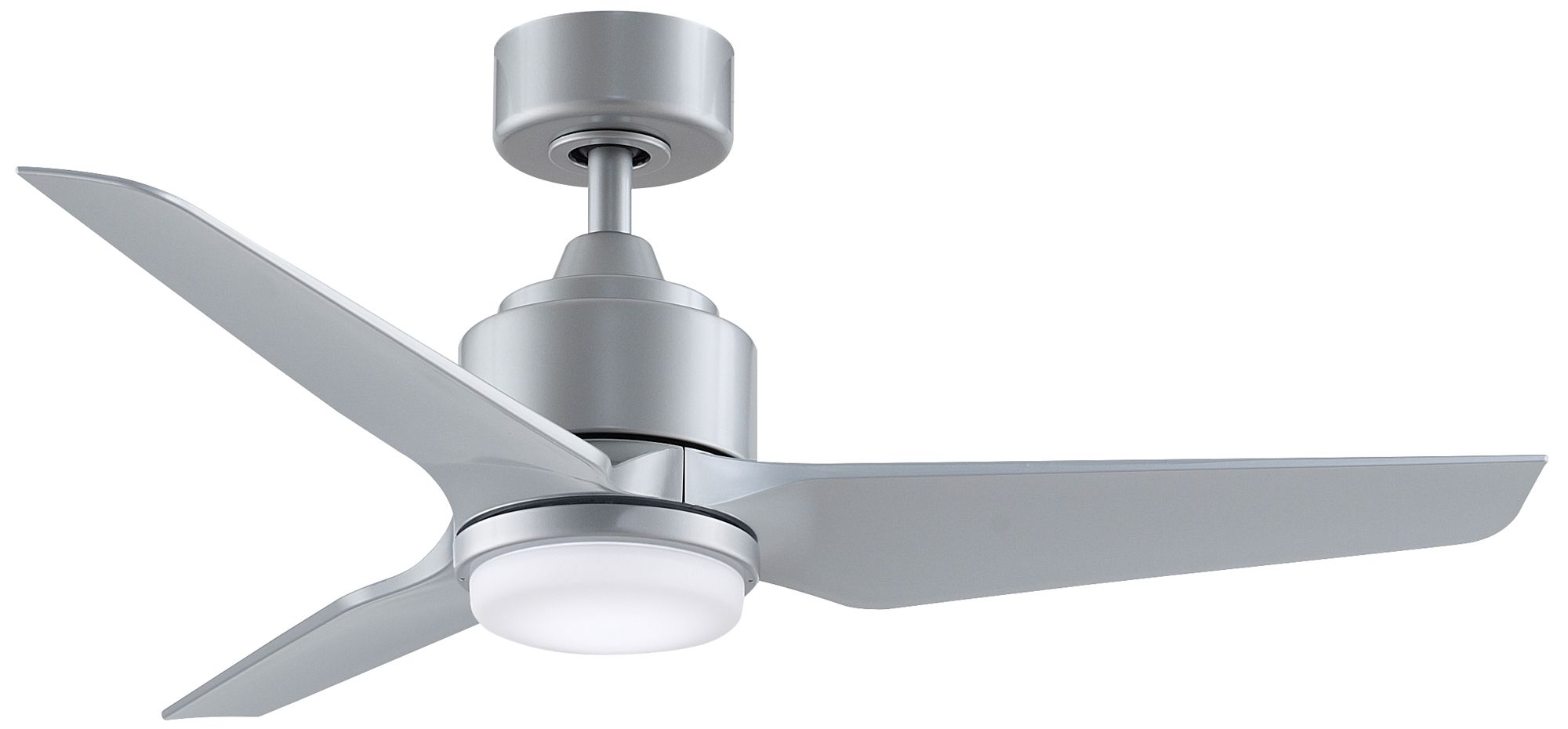 TriAire Custom 44 in In/Out Smart Fan w/ LED CCT Lt Kit - Silver Blades