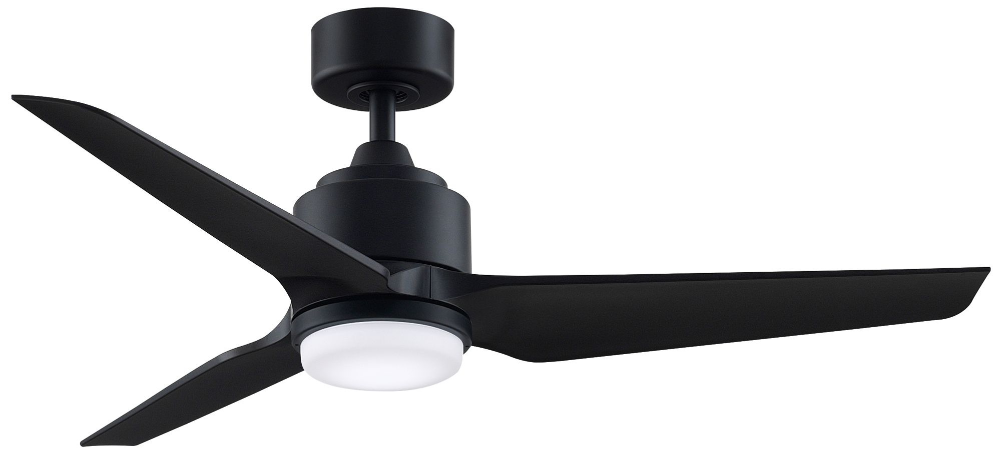 TriAire Custom 48 in In/Out Smart Fan w/ LED CCT Lt Kit - Black Blades