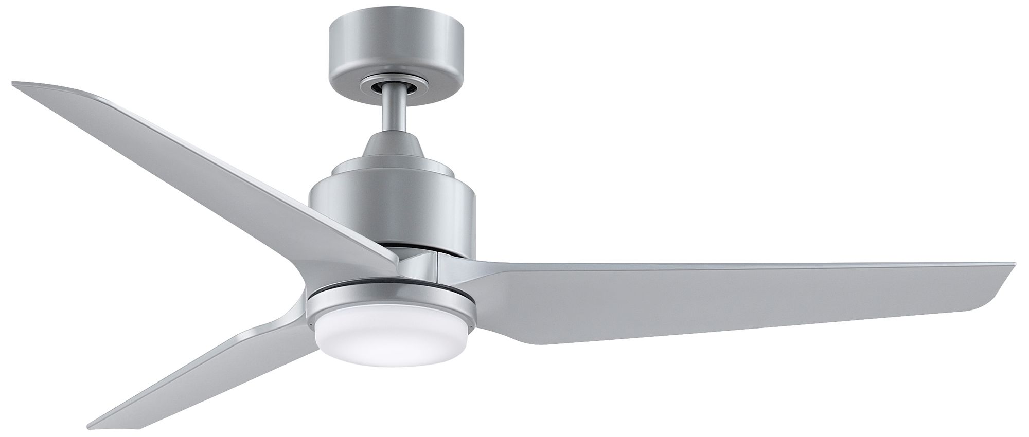 TriAire Custom 52 in In/Out Smart Fan w/ LED CCT Lt Kit - Silver Blades