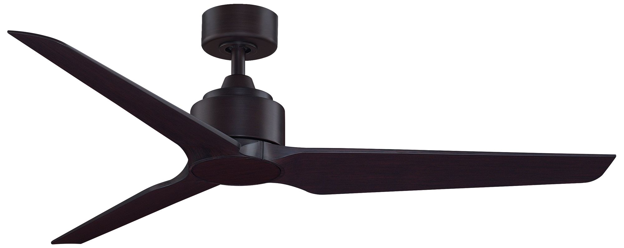 TriAire Custom 56 in In/Out Smart Fan - Dark Bronze w/ Dark Walnut Blades