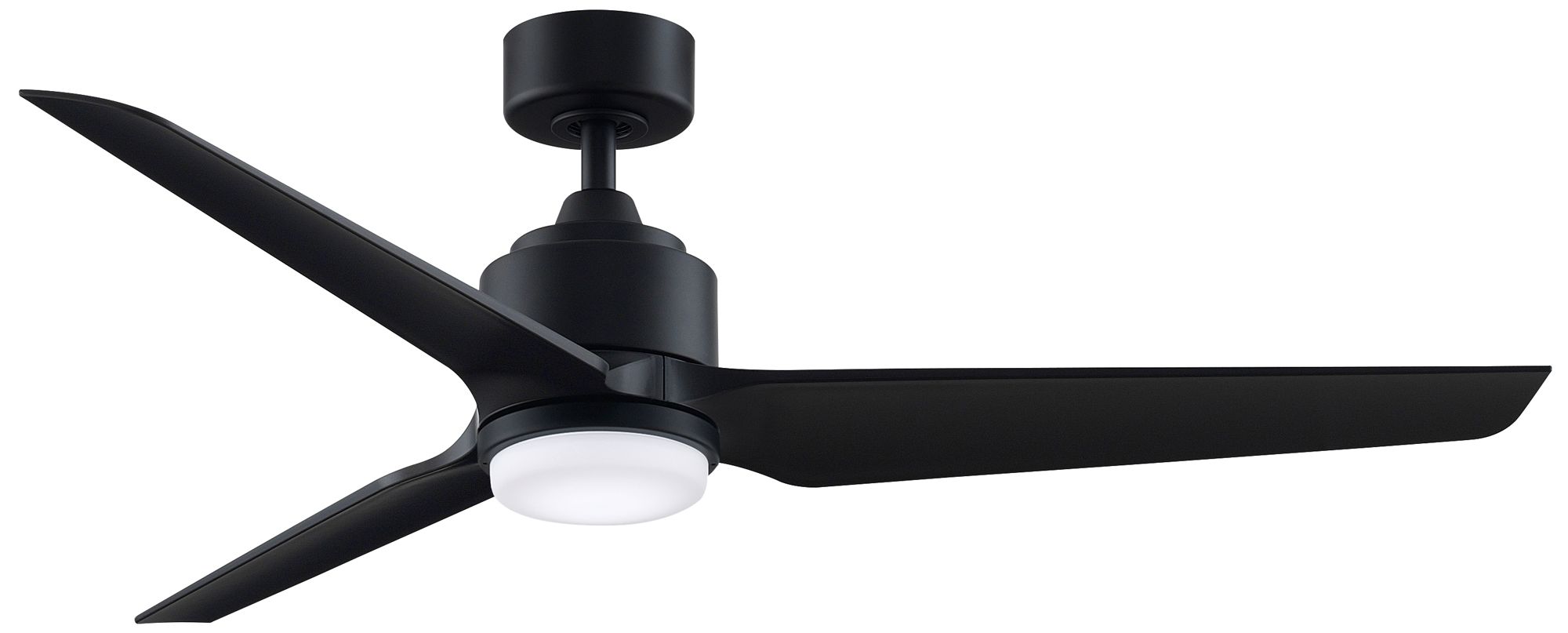 TriAire Custom 56 in In/Out Smart Fan w/ LED CCT Lt Kit - Black Blades