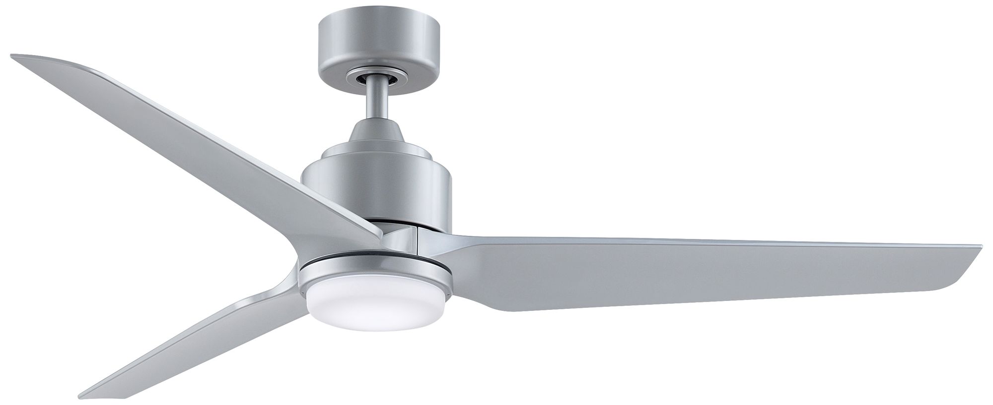 TriAire Custom 56 in In/Out Smart Fan w/ LED CCT Lt Kit - Silver Blades