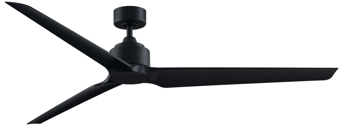 TriAire Custom Marine 72 in In/Out Smart Fan - Black Blades