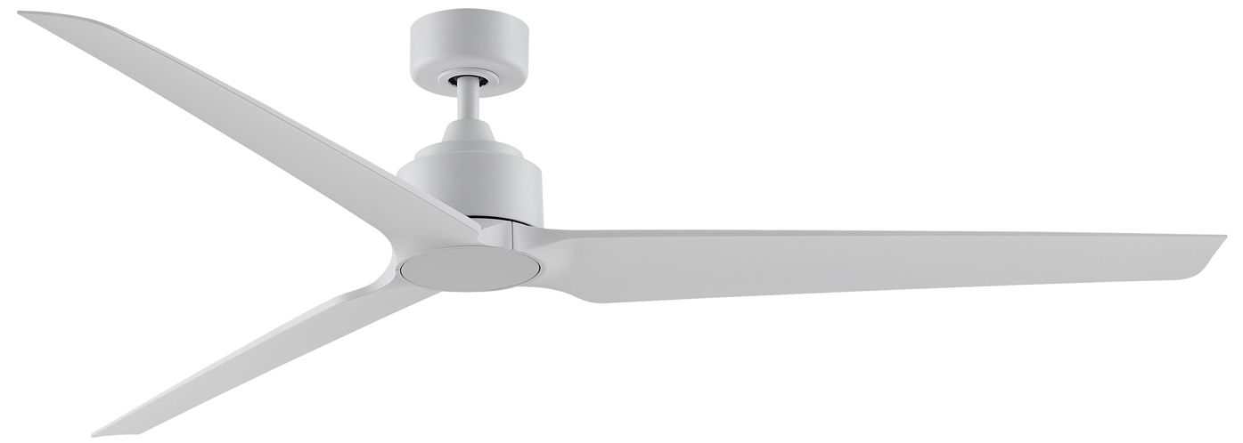 TriAire Custom Marine 72 in In/Out Smart Fan - Matte White Blades