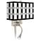 Tribal Weave Giclee Glow LED Reading Light Plug-In Sconce