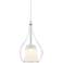 Tribbi 5 1/2" Wide Chrome and Clear Glass LED Mini Pendant