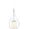 Tribbi 5 1/2" Wide Chrome and Clear Glass LED Mini Pendant