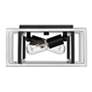 Thumbnail2 of Tribeca 11 1/2" Wide Matte Black 2-Light Flush Mount With Pewter Accen more views