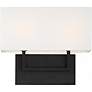 2_Tribeca 11 3/4" High Aged Bronze Wall Sconce more views