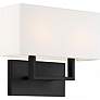 3_Tribeca 11 3/4" High Aged Bronze Wall Sconce more views