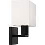 4_Tribeca 11 3/4" High Aged Bronze Wall Sconce more views