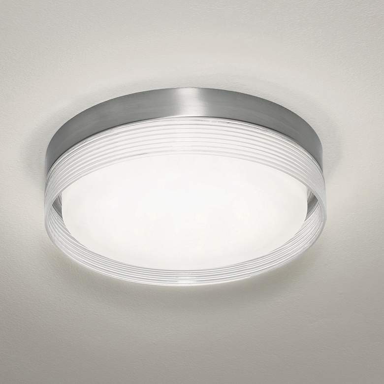 Image 1 Tribeca 12" LED Flushmount - 20W 120V - Satin Nickel