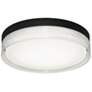 2_Tribeca 12" Wide Black LED Ceiling Light