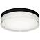 Tribeca 12" Wide Black LED Ceiling Light