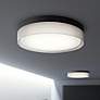 1_Tribeca 12" Wide Black LED Ceiling Light