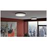 4_Tribeca 12" Wide Black LED Ceiling Light more views