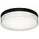 Tribeca 16" Wide Black LED Ceiling Light