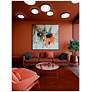 3_Tribeca 16" Wide Black LED Ceiling Light more views
