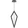 Tribeca 19.88"H x 7.88"W 3-Light Mini-Pendant in Black