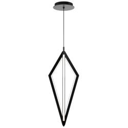 Tribeca 19.88"H x 7.88"W 3-Light Mini-Pendant in Black