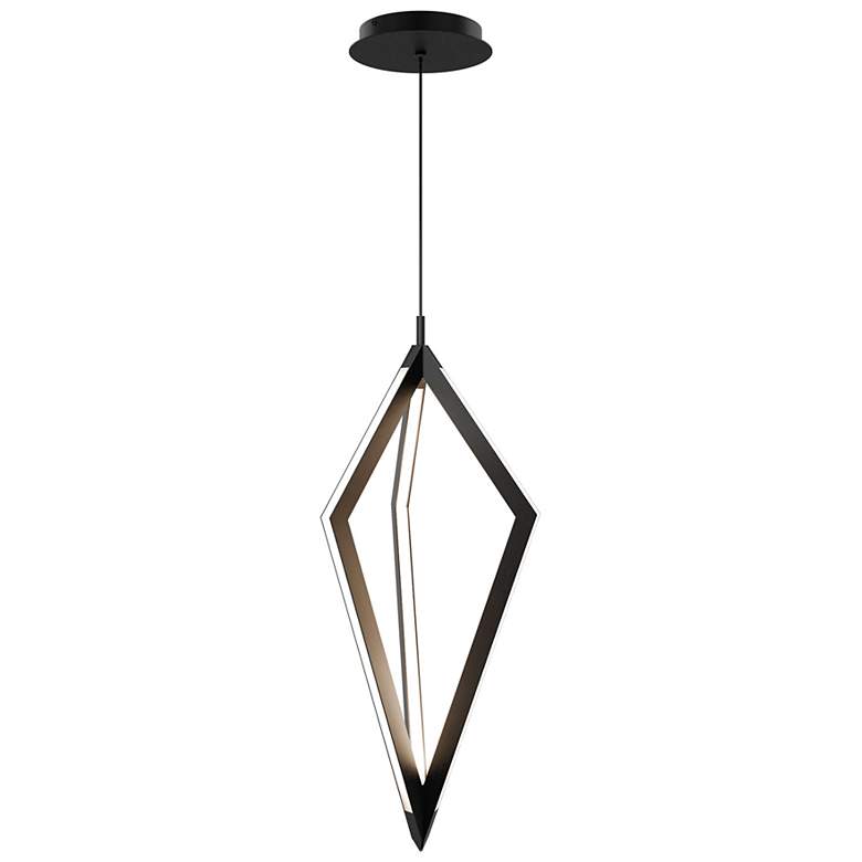 Image 2 Tribeca 19.88"H x 7.88"W 3-Light Mini-Pendant in Black more views