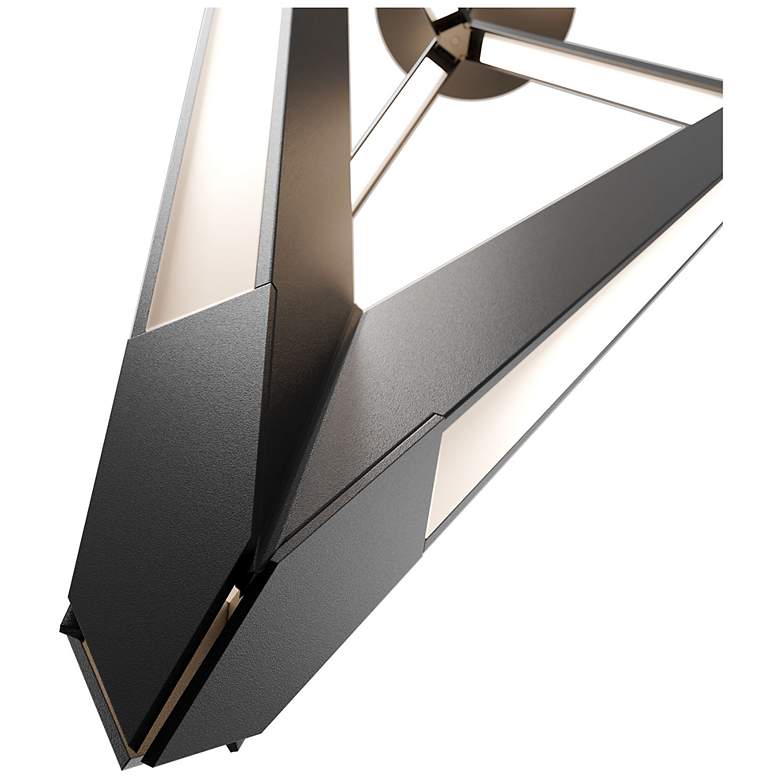 Image 3 Tribeca 19.88"H x 7.88"W 3-Light Mini-Pendant in Black more views