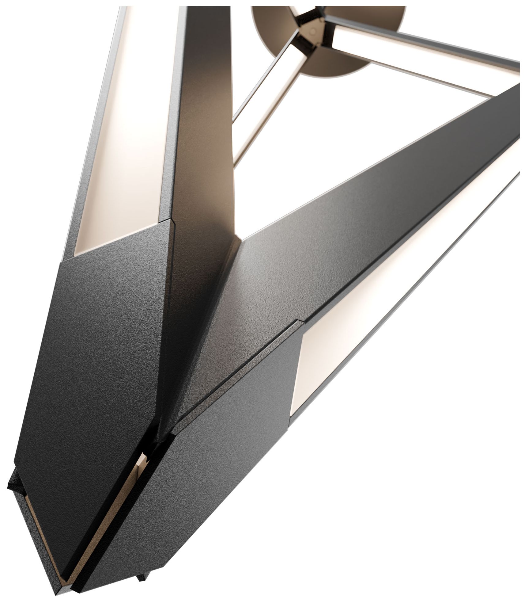 Image 3 Tribeca 19.88"H x 7.88"W 3-Light Mini-Pendant in Black more views