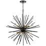 2_Tribeca 42" Wide Shiny Black 13-Light Chandelier