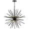 Tribeca 42" Wide Shiny Black 13-Light Chandelier