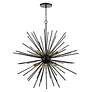 3_Tribeca 42" Wide Shiny Black 13-Light Chandelier more views
