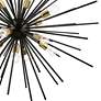 7_Tribeca 42" Wide Shiny Black 13-Light Chandelier more views