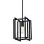Thumbnail2 of Tribeca 7 1/4" Wide Matte Black 1-Light Mini Pendant more views